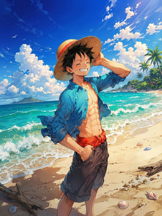 Luffy Island - 30x40cm