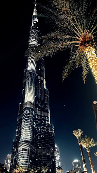 Burj Khalifa Nightscape - 55X99cm