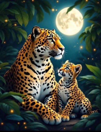 Leopard - Large 40x50cm