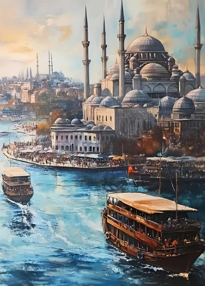 Masjid River - 30x40cm