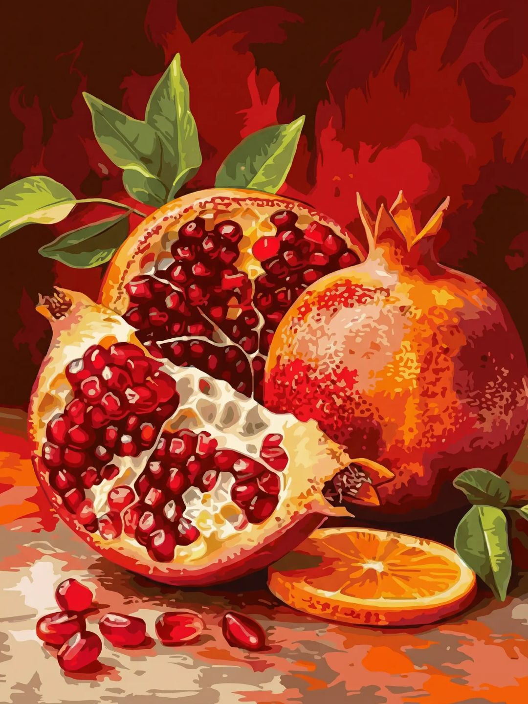 Pomegranate - 30x40cm