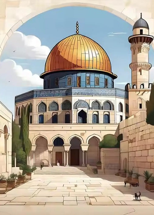 Masjid Al Aqsa - 30x40cm