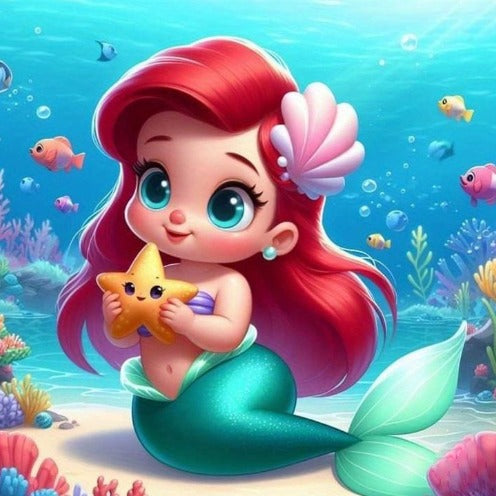 Disney Mermaid - 20x20cm
