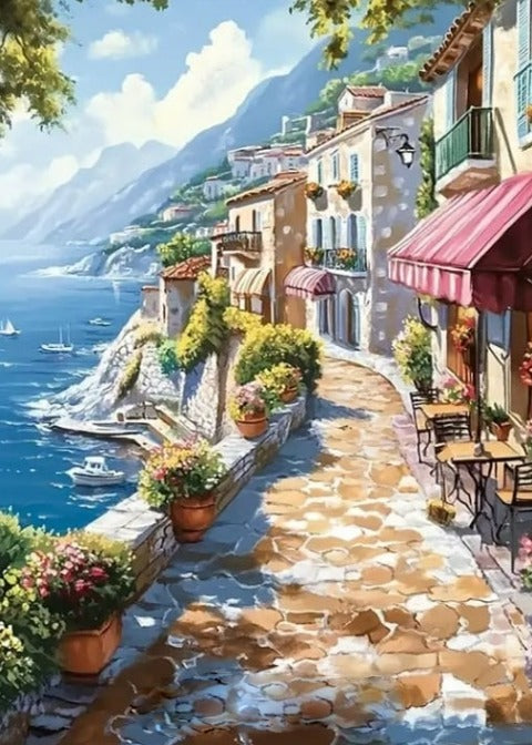 Modern Village - 30x40cm