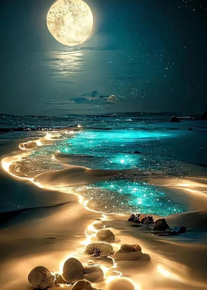 Moon Beach - 30x40cm