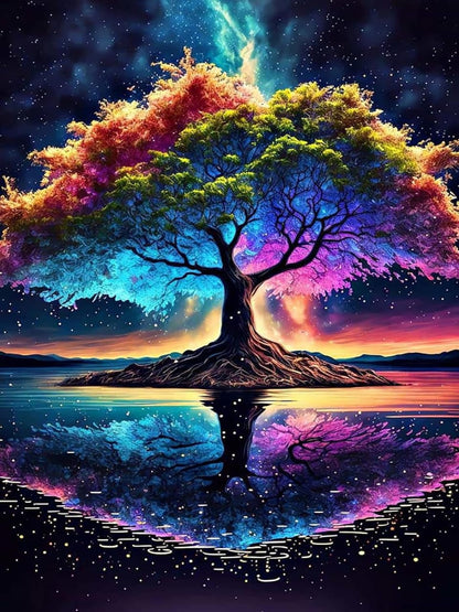 Tree water Reflection - 30x40cm